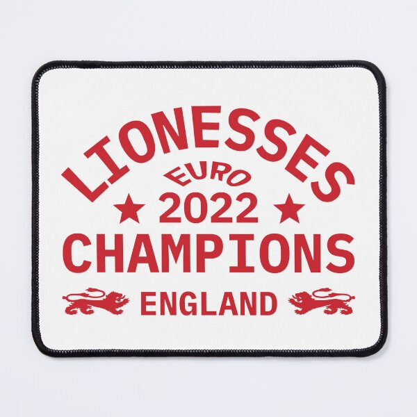 Item preview, 2022 Champions England Lionesses Women's Football Red And White Star Design designed and sold by TrulyEpoque.