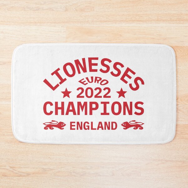 Item preview, 2022 Champions England Lionesses Women's Football Red And White Star Design designed and sold by TrulyEpoque.
