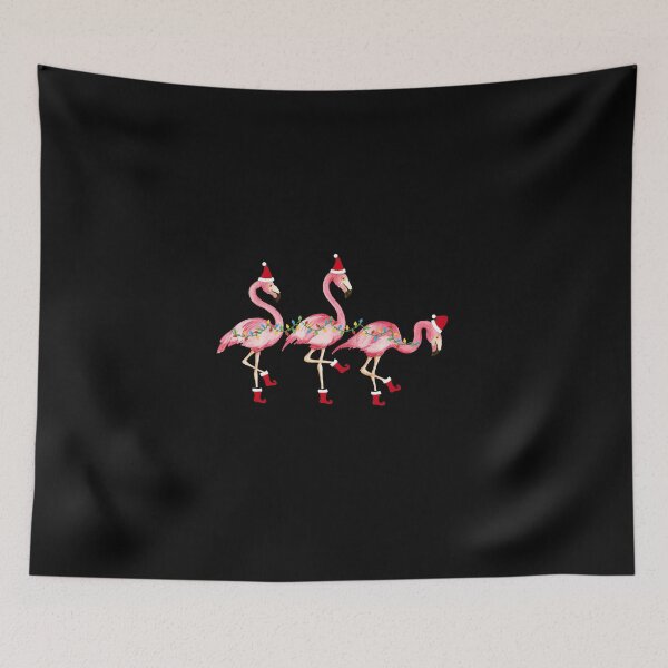 Item preview, 3 Christmas Flamingos designed and sold by PegeenWarm.