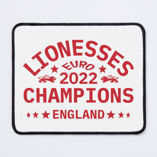 Item preview, Champions 2022 England Lionesses Women's Football Red And White Star Design designed and sold by TrulyEpoque.