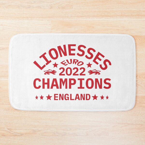 Item preview, Champions 2022 England Lionesses Women's Football Red And White Star Design designed and sold by TrulyEpoque.