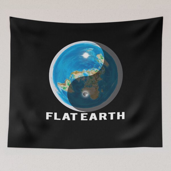 Item preview, People Call Me Flat Earth Yin And Yang Light Blue Retro Vintage designed and sold by CaoPhan.