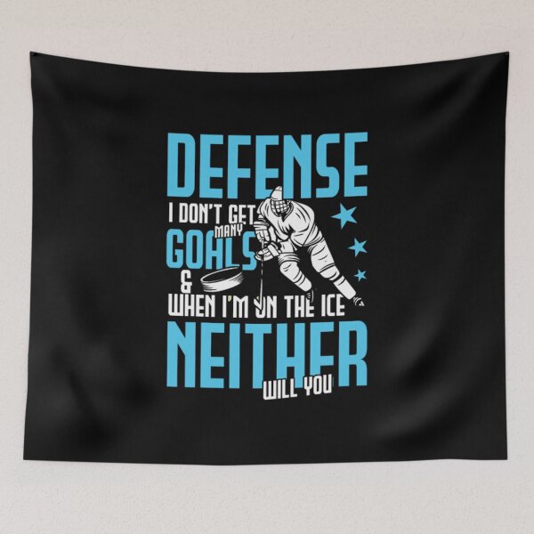 Item preview, Defense i dont get Goals  hockey team player designed and sold by Jinixker.