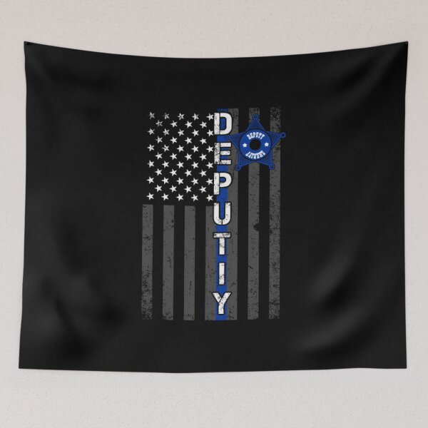 Item preview, Deputy Sheriff American Flag Law Enforcement designed and sold by Jinixker.