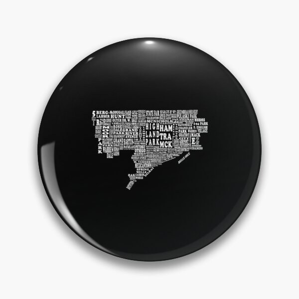 Item preview, Detroit City Neighborhood Map designed and sold by Jinixker.
