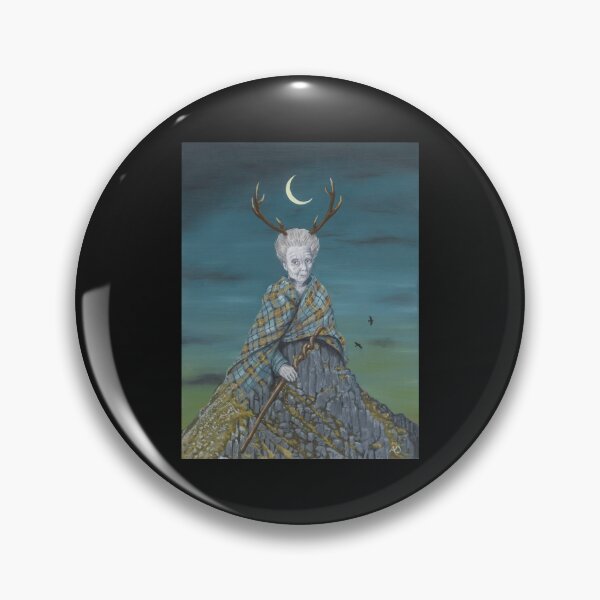Item preview, Cailleach Scottish Crone Goddess Poster designed and sold by Lemed36tea.