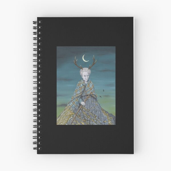 Item preview, Cailleach Scottish Crone Goddess Poster designed and sold by Lemed36tea.