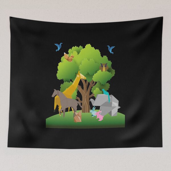 Item preview, Origami Zoo Animals Japanese Paper Folding Art designed and sold by asphaltbubble.