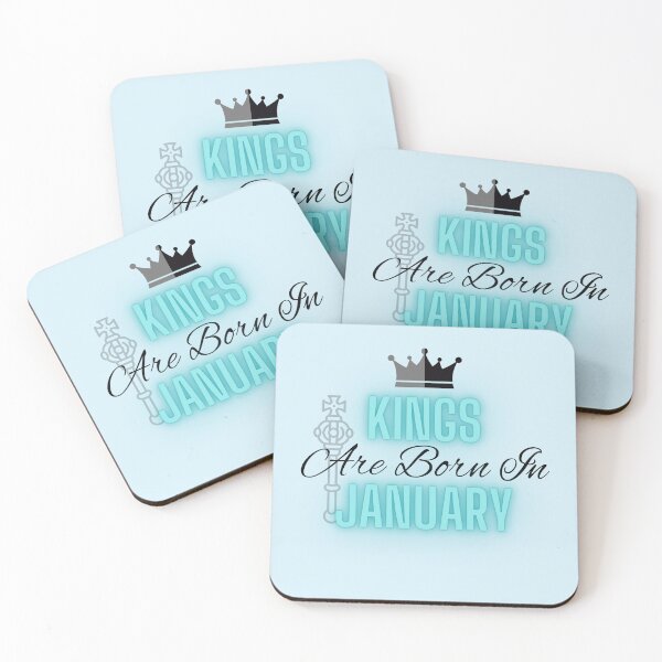 Item preview, Kings are born in January - Quote designed and sold by SemDesigns1.