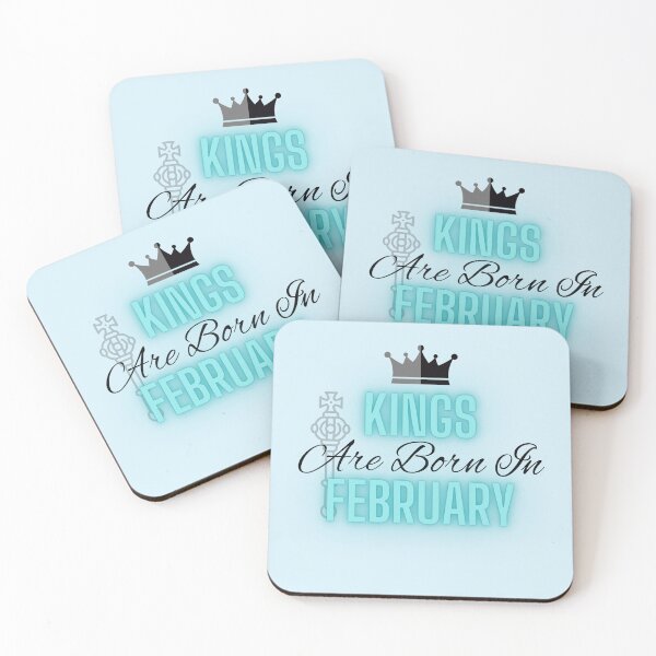 Item preview, Kings are born in February - Quote designed and sold by SemDesigns1.