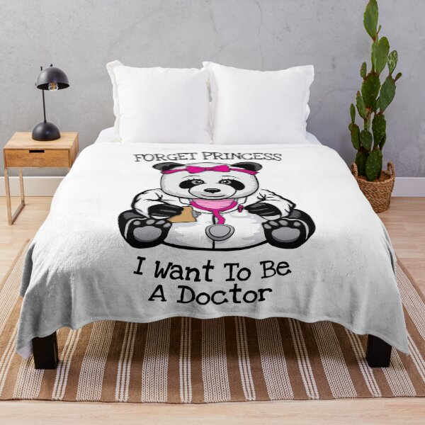 Item preview, Forget Princess I Want To Be A Doctor Cute Panda Girl designed and sold by GrandeDuc.
