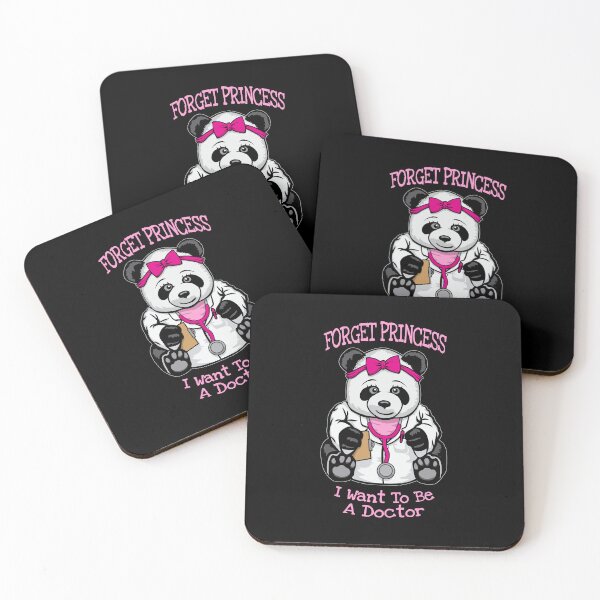 Item preview, Forget Princess I Want To Be A Doctor Cute Panda Girl designed and sold by GrandeDuc.
