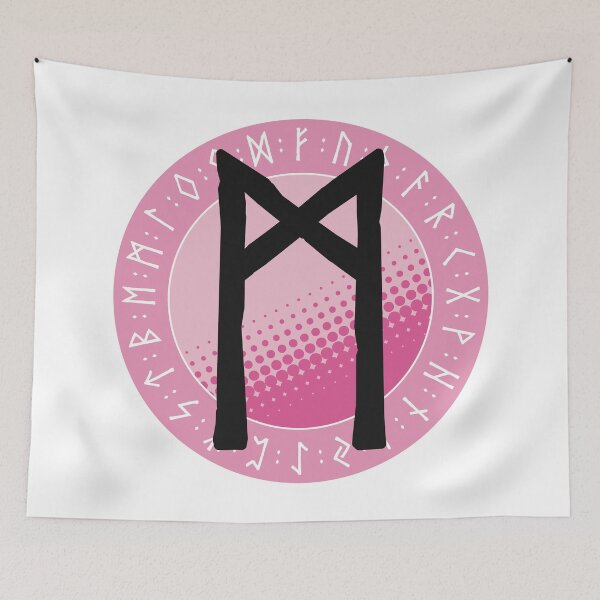 Item preview, Mannaz (Mankind) - Viking Runes and Runic Symbols designed and sold by iscaStudioArt.