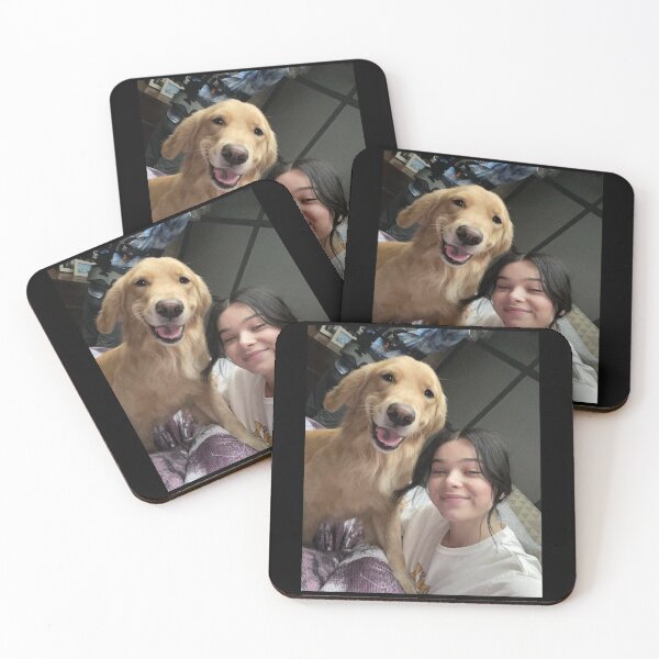 Item preview, Hailee And Pizza Dog Sefie designed and sold by MUDOUSA.