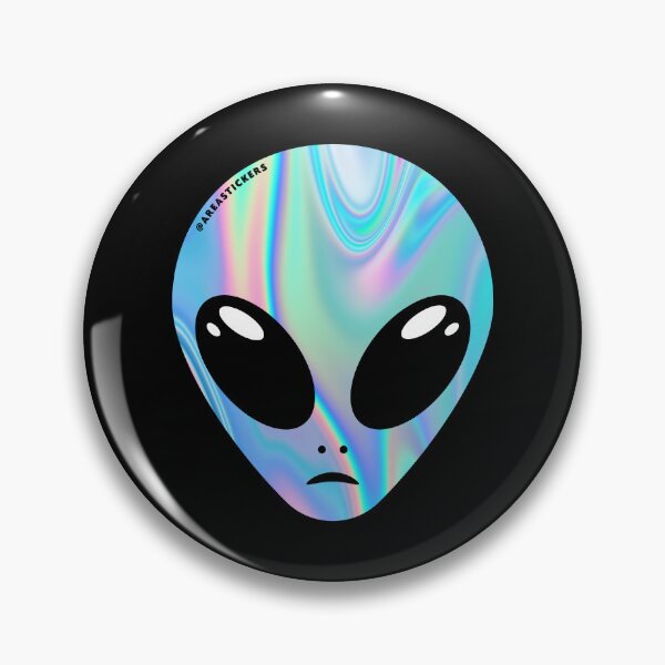 Item preview, Alien head - Holographic skin designed and sold by AreaStickers.