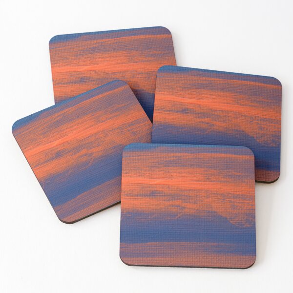 Item preview, Blue and Orange Strokes designed and sold by syncwithnature.