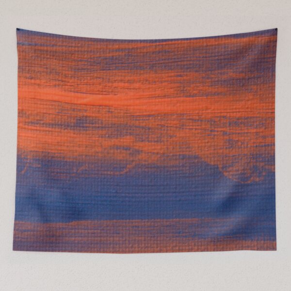 Item preview, Blue and Orange Strokes designed and sold by syncwithnature.