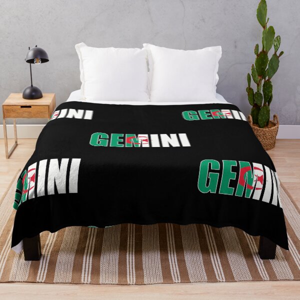Artikelvorschau, Gemini Algerian Horoscope Heritage DNA Flag entworfen und verkauft von PaulaFerr42097.
