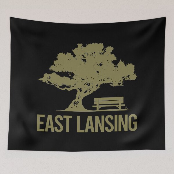 Item preview, Bench And Tree East Lansing designed and sold by nguyentanshop.