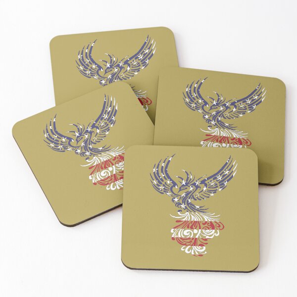 Item preview, Patriotic Banner Phoenix designed and sold by taiche.