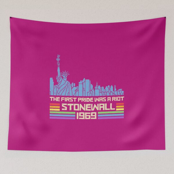 Item preview, The First Pride Was A Riot Shirt Stonewall designed and sold by TunSiva.