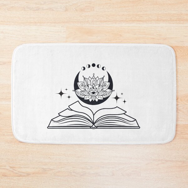 Item preview, Book with lotus flowers and half moon  designed and sold by Preslava Genova.
