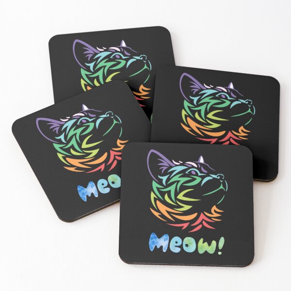 Item preview, Colorful Cat Face designed and sold by Fun2phic.