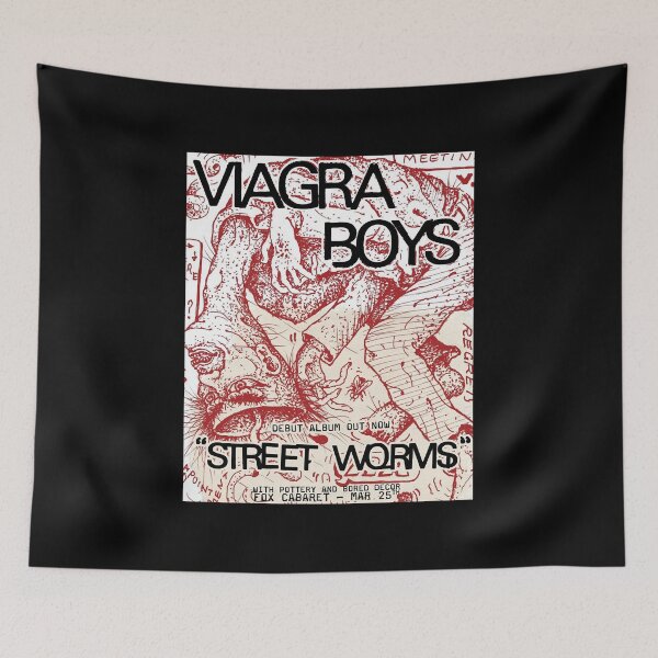 Item preview, Mens Womens Viagra Boys Street Worms Dark Red Vintage Retro designed and sold by CaoPhan.