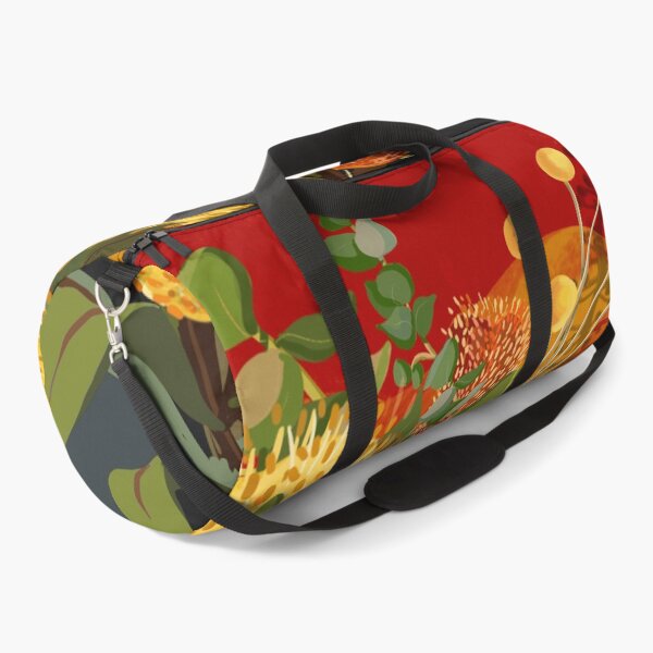 Item preview, Australian Banksia, florals, botanical, red, orange,  designed and sold by chrissyink.