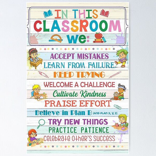 Item preview, Teacher - Classroom We Accept mistakes - Learn from failure - Back to school  designed and sold by SEANPARKERAU.