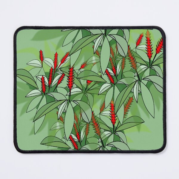 Item preview, Abstract Lovely Leaves and Red Flower designed and sold by theredsharp.