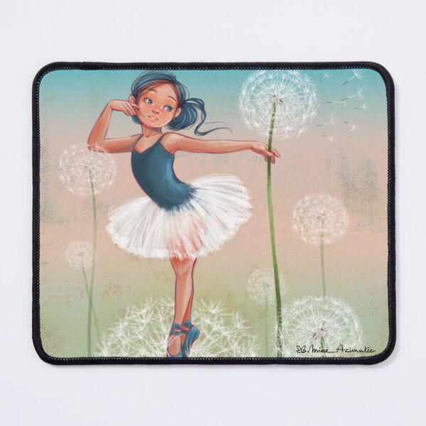 Item preview, Ballet dancer with dandelions designed and sold by mine-azimutee.