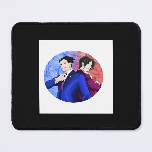 Item preview, Phoenix Wright and Miles Edgeworth Pin designed and sold by Lemed36tea.