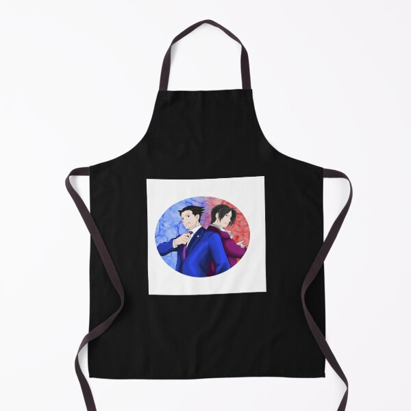 Item preview, Phoenix Wright and Miles Edgeworth Pin designed and sold by Lemed36tea.