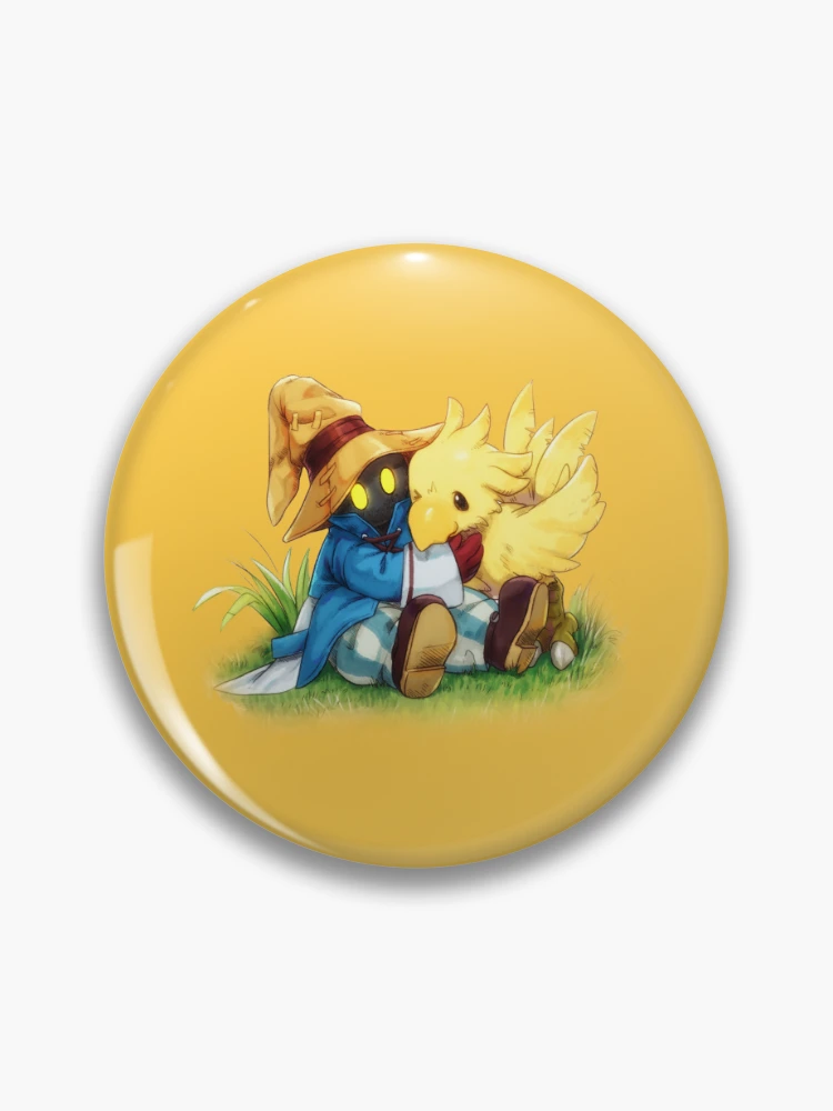 "Chocobo & Vivi Final Fantasy 9" Pin for Sale by NEOFO | Redbubble