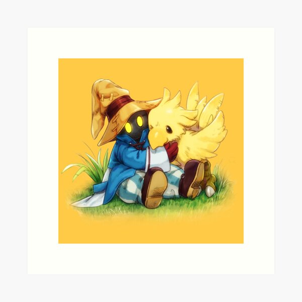 Aperçu de l'œuvre Chocobo & Vivi Final Fantasy 9 créée et vendue par NEOFO.