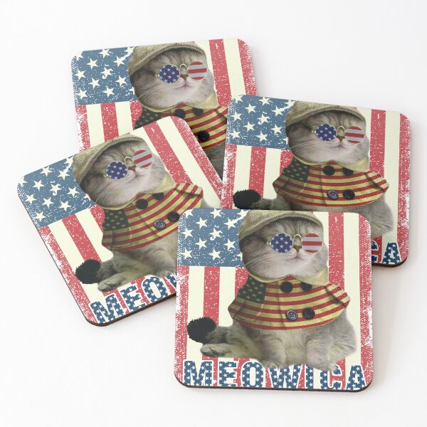 Item preview, Bellissimi gattini che indossano la bandiera americana designed and sold by eventdesign77.