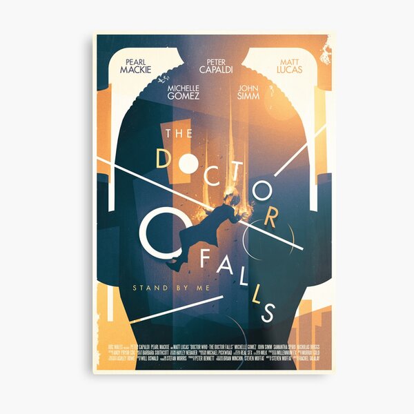 The Doctor Falls Metal Print