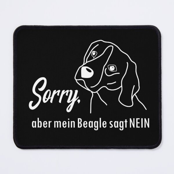 Item preview, sorry but my beagle says no designed and sold by dog-shirt.