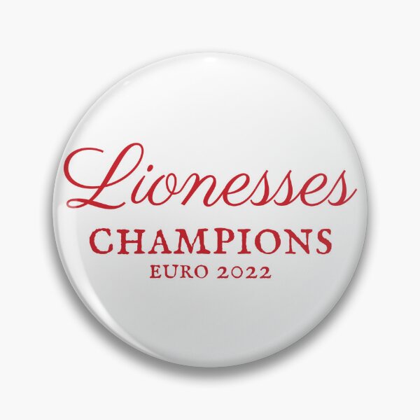 Item preview, England Lionesses Champions 2022  Women's Football Red Text Design designed and sold by TrulyEpoque.
