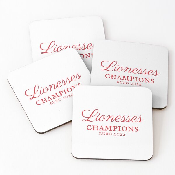 Item preview, England Lionesses Champions 2022  Women's Football Red Text Design designed and sold by TrulyEpoque.