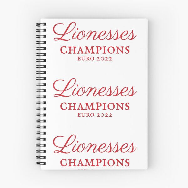Item preview, England Lionesses Champions 2022  Women's Football Red Text Design designed and sold by TrulyEpoque.