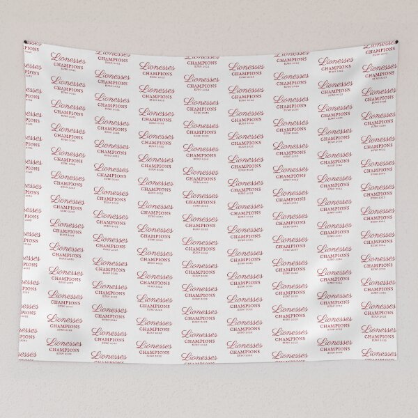 Item preview, England Lionesses Champions 2022  Women's Football Red Text Design designed and sold by TrulyEpoque.