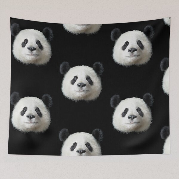 Item preview, panda face 3d  designed and sold by DeanRoger74470.