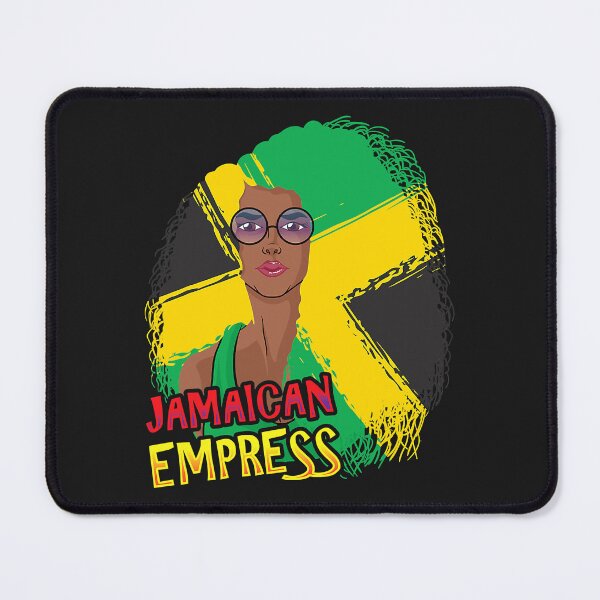 Item preview, Jamaican Empress Queen Afro Jamaica Flag Black Women designed and sold by HelgaSchwarz.