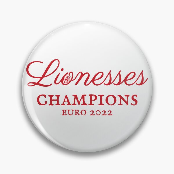 Item preview, England Lionesses Champions 2022  Women's Football Lions Head Design designed and sold by TrulyEpoque.