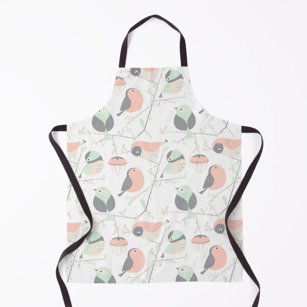 Item preview, cute birds on branch repeat pattern designed and sold by Angela Sbandelli.