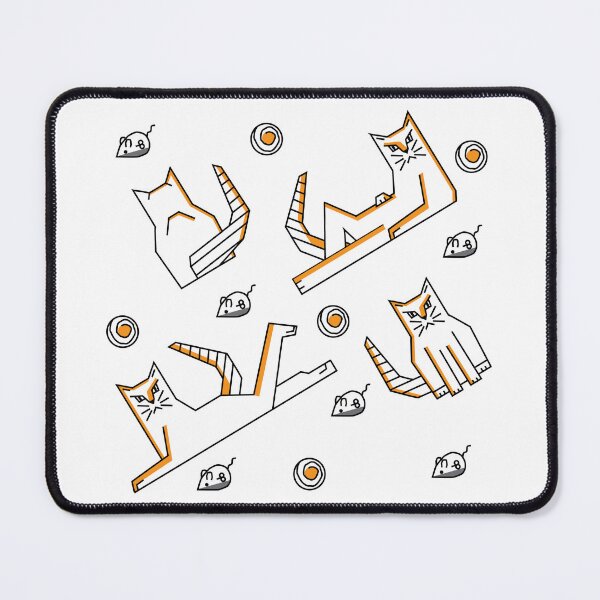 Item preview, Orange cat pattern designed and sold by anisebou.
