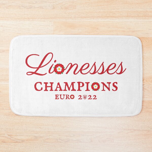 Item preview, Copy of England Lionesses Champions 2022  Women's Football Rose Design designed and sold by TrulyEpoque.