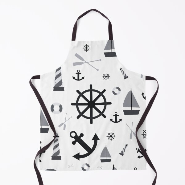Item preview, Nautical Dreams - Monochrome designed and sold by TotallyRetroArt.